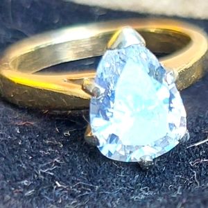 1.51 pear shaped diamond engagement ring 14 karat band